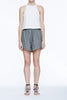Angle Stripe Short - Charcoal