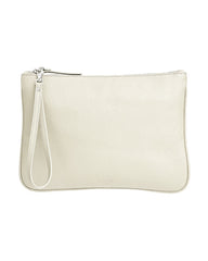 Classic Clutch - Off White & Navy