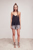 Angle Stripe Short - Charcoal
