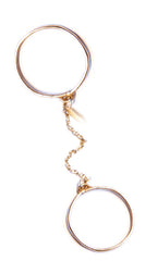 Double Ring with Chain Feather