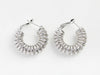 Spiral Hoop Earrings