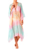 Dip Dye Maxi Poncho