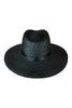 Maya Black Woven Fedora