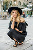 Off Shoulder Dress - Black