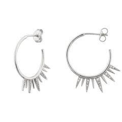 Arushi Hoop Earring - White Gold