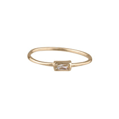 Baguette Ring - Yellow Gold