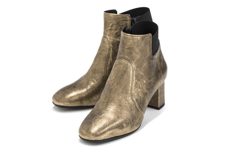 Bowery Ankle Boot - Gold