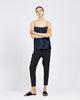 Chloe Satin Square Neck Cami - Navy