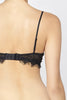 Lace Bra With Trim - Black