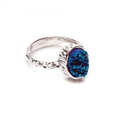 Small Moon Drop Ring