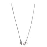 Alexa Granulation Wish Necklace - Silver