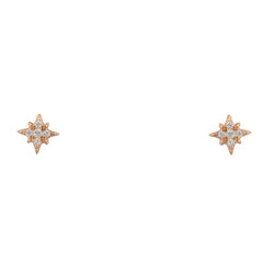 Starburst Stud - Rose Gold
