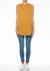 Arcade Curved Tank - Gold