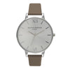 Big Dial Taupe And Silver