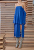 Suspended Layered Dress -Paris Blue