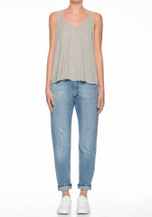 Fenella Swing Top - Fine Stripe