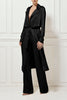 Gelloma Silk Trench - Black