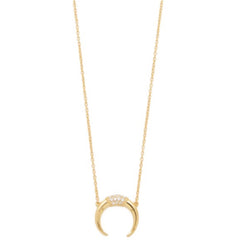 Horn Pave Necklace