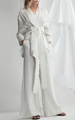 Preston Pant - Grey Stripe