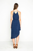 April Wrap Dress - Navy