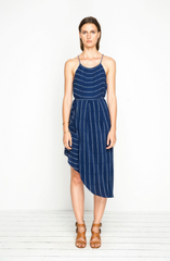 April Wrap Dress - Navy
