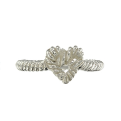 ROPE HEART RING